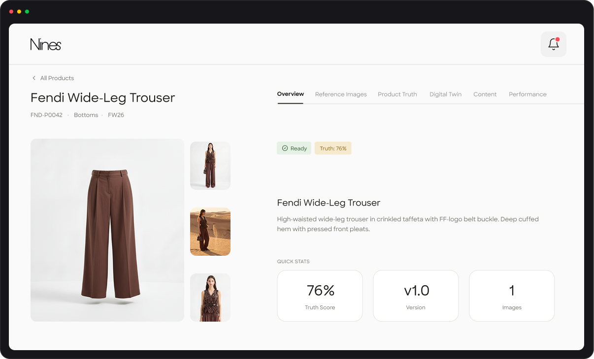 Nines workspace screenshot 1